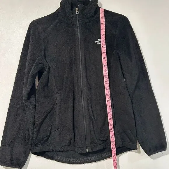 The North Face Women’s Small Black Full Zip Fleece Jacket Soft Cozy Outdoor - Picture 6 of 7